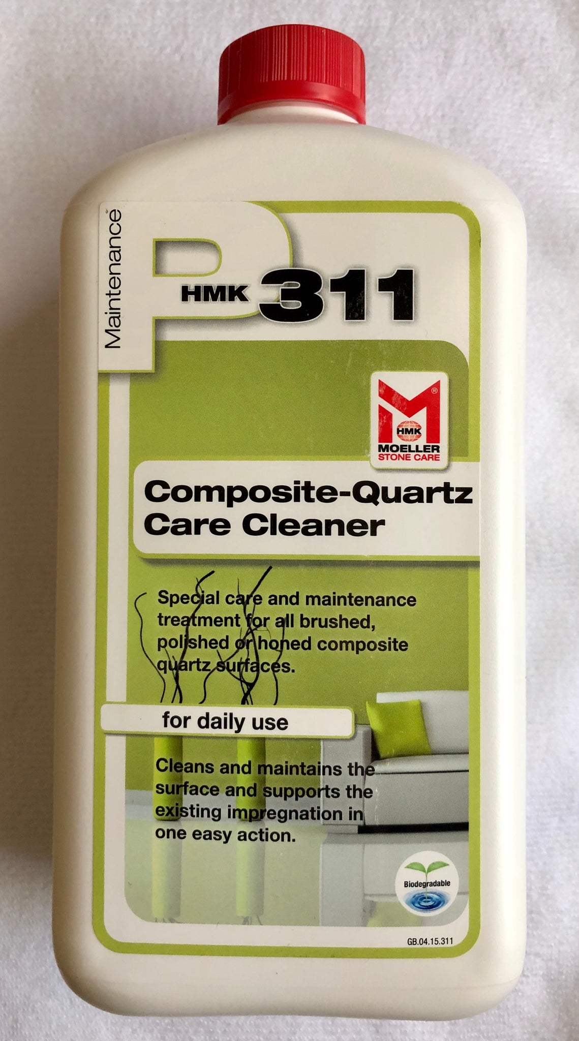 Quartz Surface Maintenance Cleaner HMK P311 1-Liter – StoneCareOnline